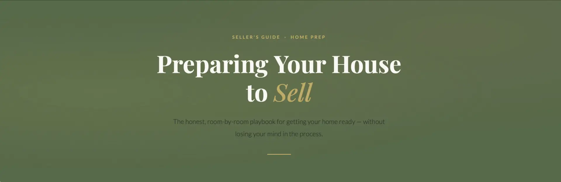Getting your house ready to sell in Auburn AL